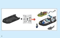 LEGO 60130 instructions page 4 – build guide