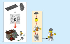 LEGO 60131 instructions page 2 – build guide