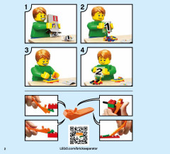 LEGO 60132 instructions page 2 – build guide