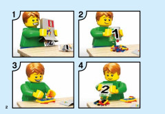 LEGO 60134 instructions page 2 – build guide