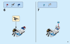 LEGO 60141 instructions page 9 – build guide