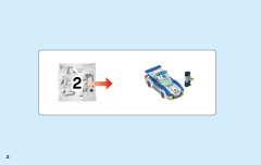 LEGO 60141 instructions page 2 – build guide