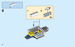 LEGO 60141 instructions page 8 – build guide
