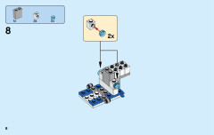 LEGO 60141 instructions page 8 – build guide
