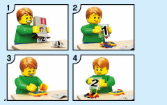 LEGO 60142 instructions page 2 – build guide