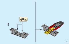 LEGO 60144 instructions page 9 – build guide