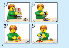 LEGO 60148 instructions page 2 – build guide
