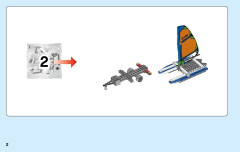 LEGO 60149 instructions page 2 – build guide