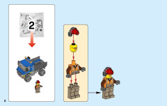 LEGO 60152 instructions page 2 – build guide