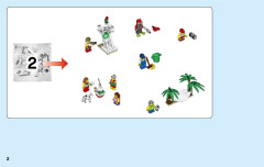 LEGO 60153 instructions page 2 – build guide