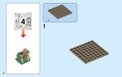 LEGO 60159 instructions page 2 – build guide