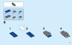 LEGO 60159 instructions page 7 – build guide
