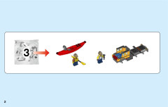 LEGO 60160 instructions page 2 – build guide