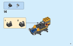 LEGO 60161 instructions page 11 – build guide