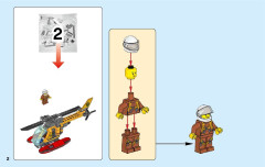 LEGO 60161 instructions page 2 – build guide