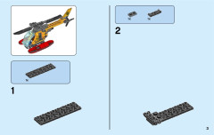 LEGO 60161 instructions page 3 – build guide