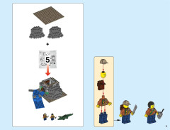 LEGO 60161 instructions page 3 – build guide