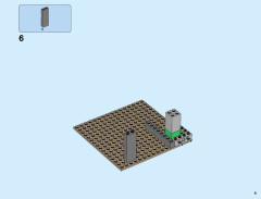 LEGO 60161 instructions page 9 – build guide
