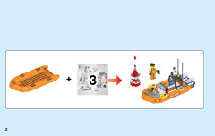 LEGO 60165 instructions page 2 – build guide