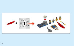 LEGO 60166 instructions page 4 – build guide