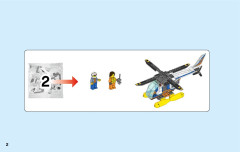 LEGO 60167 instructions page 2 – build guide