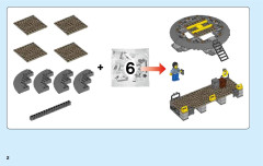 LEGO 60167 instructions page 2 – build guide