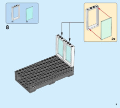 LEGO 60167 instructions page 9 – build guide