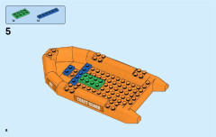 LEGO 60168 instructions page 8 – build guide