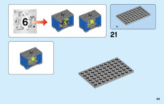 LEGO 60169 instructions page 23 – build guide
