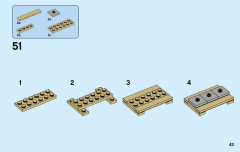 LEGO 60169 instructions page 43 – build guide