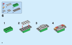 LEGO 60169 instructions page 6 – build guide
