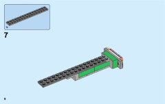 LEGO 60169 instructions page 8 – build guide