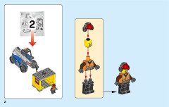 LEGO 60169 instructions page 2 – build guide