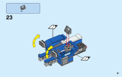 LEGO 60169 instructions page 21 – build guide