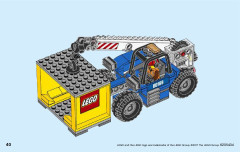 LEGO 60169 instructions page 40 – build guide