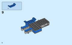 LEGO 60169 instructions page 8 – build guide