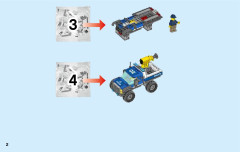 LEGO 60172 instructions page 2 – build guide