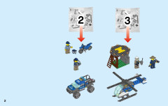 LEGO 60174 instructions page 2 – build guide