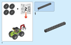 LEGO 60181 instructions page 8 – build guide