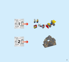 LEGO 60186 instructions page 3 – build guide