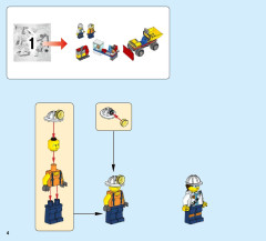 LEGO 60186 instructions page 4 – build guide