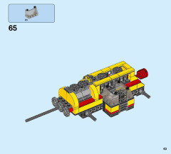 LEGO 60186 instructions page 63 – build guide