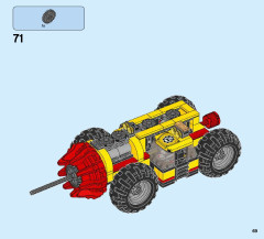 LEGO 60186 instructions page 69 – build guide
