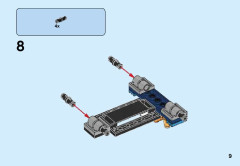 LEGO 60190 instructions page 9 – build guide