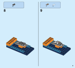 LEGO 60195 instructions page 9 – build guide