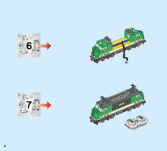 LEGO 60198 instructions page 2 – build guide