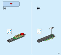 LEGO 60198 instructions page 43 – build guide