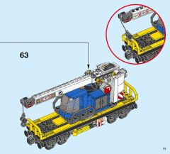 LEGO 60198 instructions page 71 – build guide