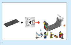 LEGO 60200 instructions page 2 – build guide