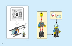 LEGO 60203 instructions page 2 – build guide